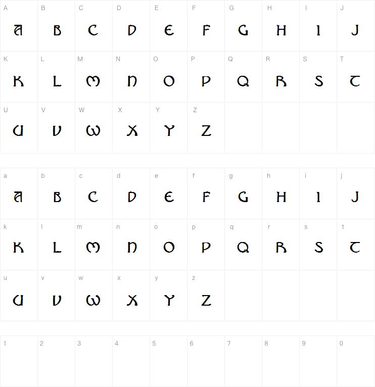 Nouveau Uncial Caps字体