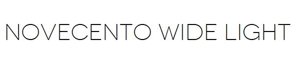 Novecento wide Light