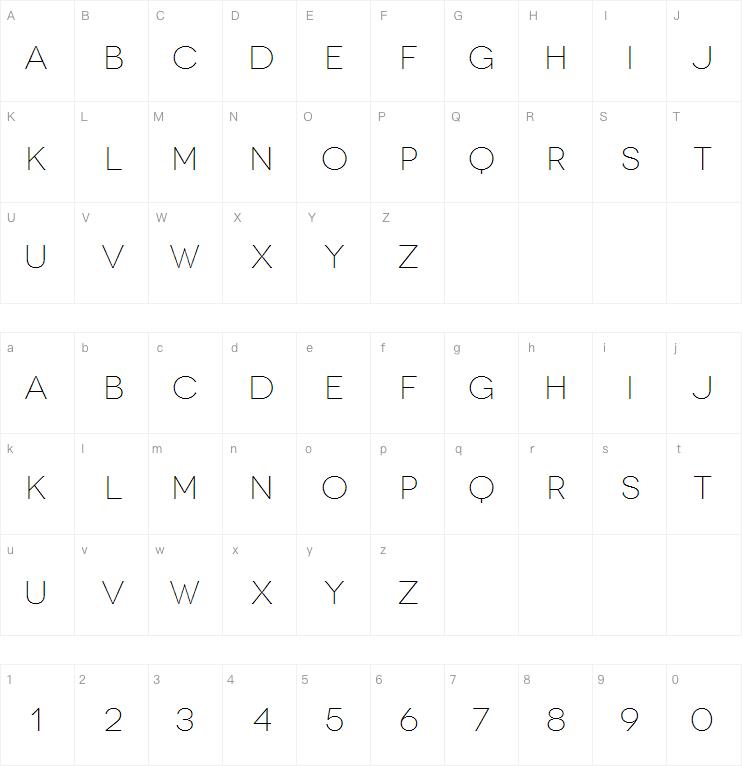 Novecento wide Light字体