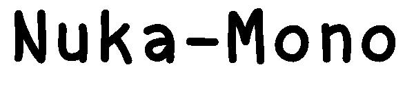 Nuka-Mono字体