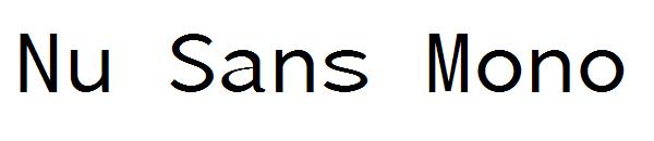Nu Sans Mono