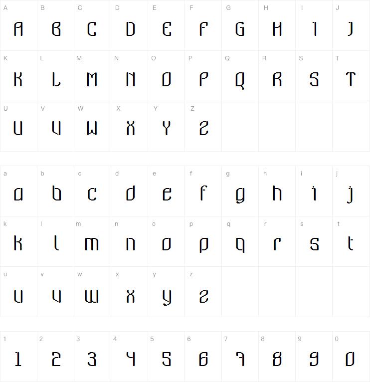 Nymeria字体