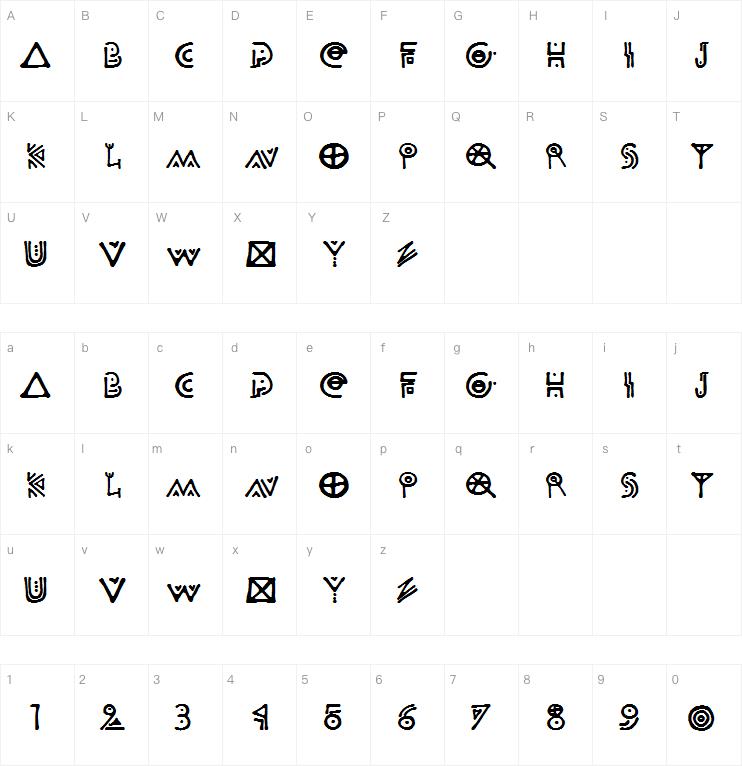 Odisea Astral字体