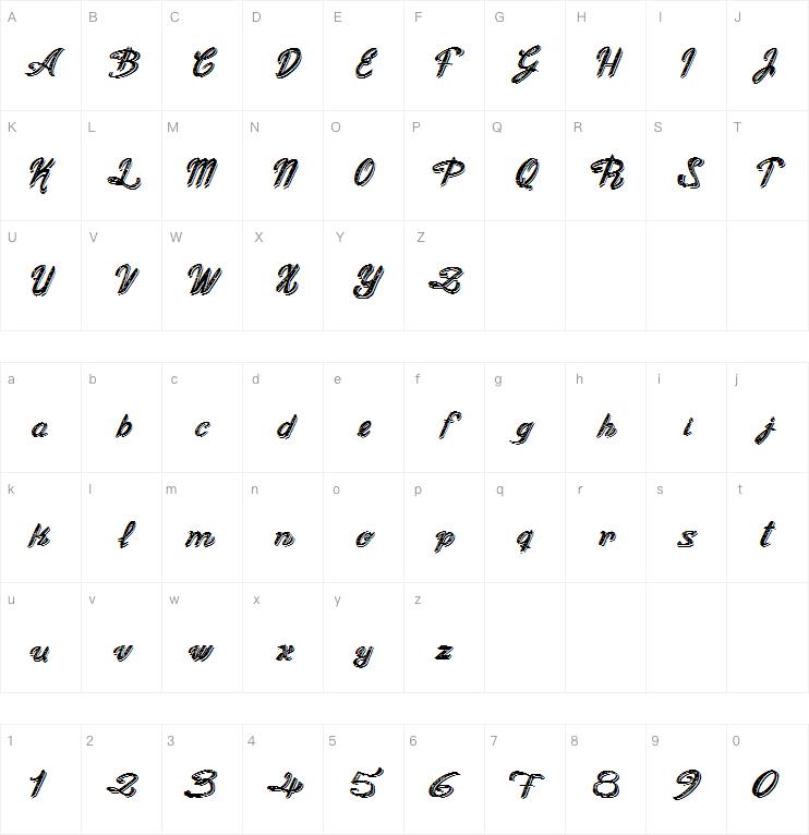 Old Figaro Cursive字体