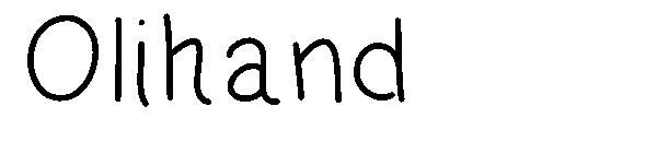 Olihand字体