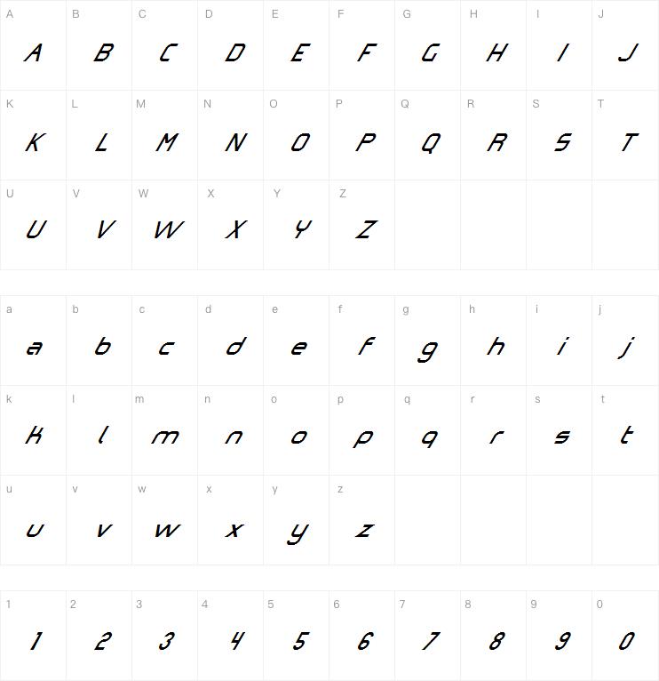 Omicron Zeta字体