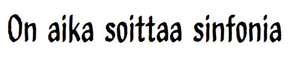 On aika soittaa sinfonia字体