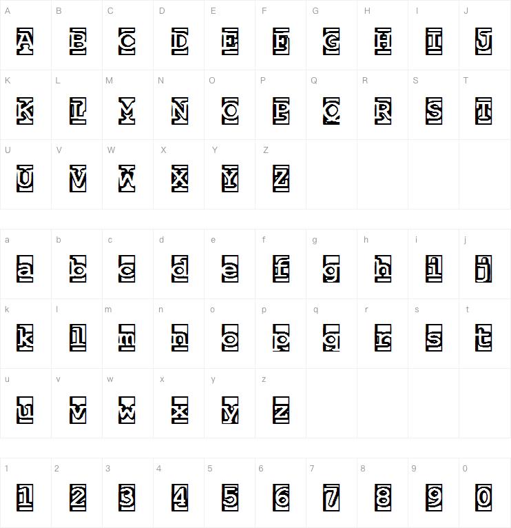 One and a Half Feet Under字体