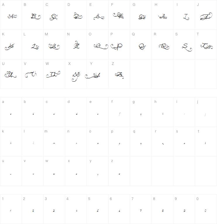 One Day Before Rain字体