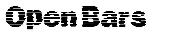 Open Bars字体
