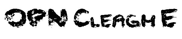OPN Cleagh E字体