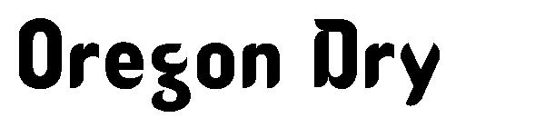Oregon Dry字体