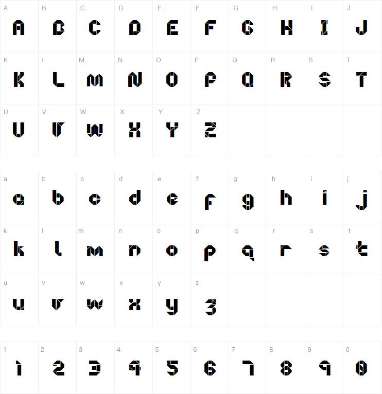 Origami Making字体