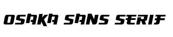 Osaka Sans Serif