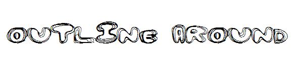 Outline Around字体