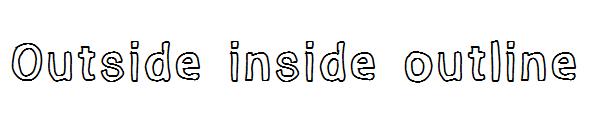 Outside inside outline