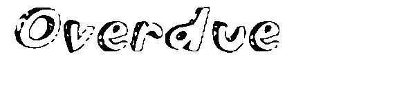 Overdue字体