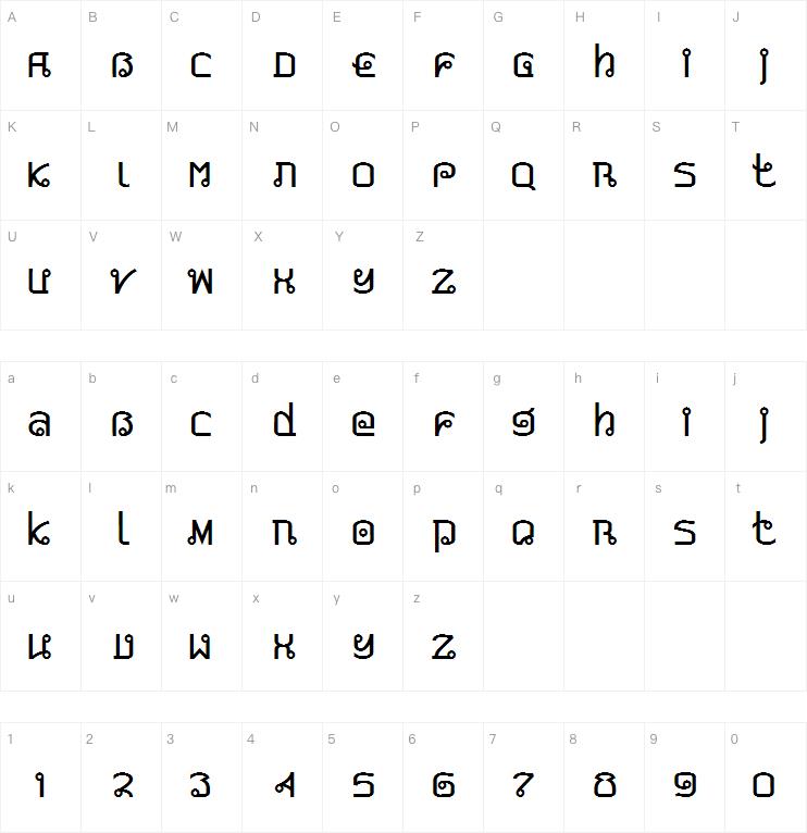 Pad Thai字体
