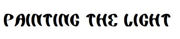 Painting the light字体