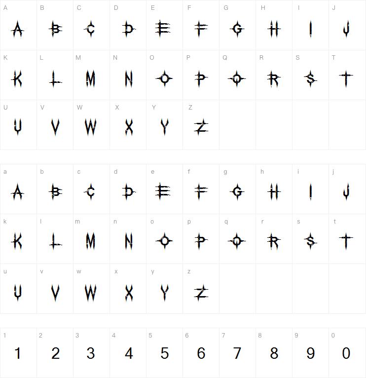 Pale Horse字体