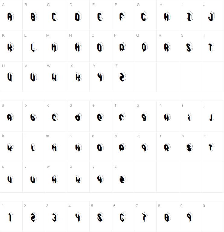 Pandimencional字体