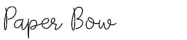Paper Bow