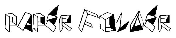 Paper Folder字体