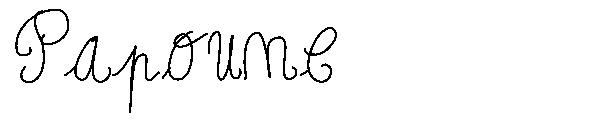 Papoune字体