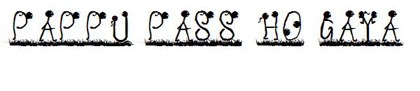 Pappu Pass Ho Gaya字体