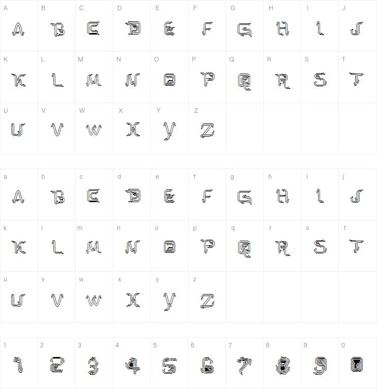 Park Tech CG字体