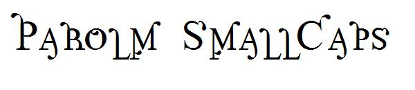 Parolm SmallCaps字体