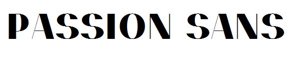 Passion Sans字体