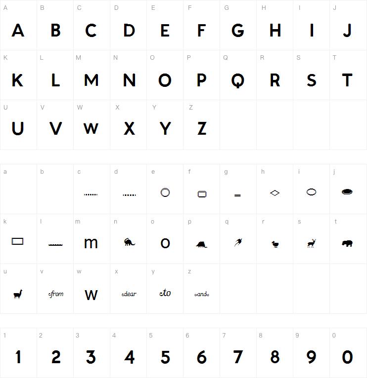 Patagonian Titles字体