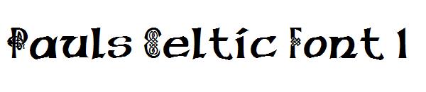 Pauls Celtic Font 1