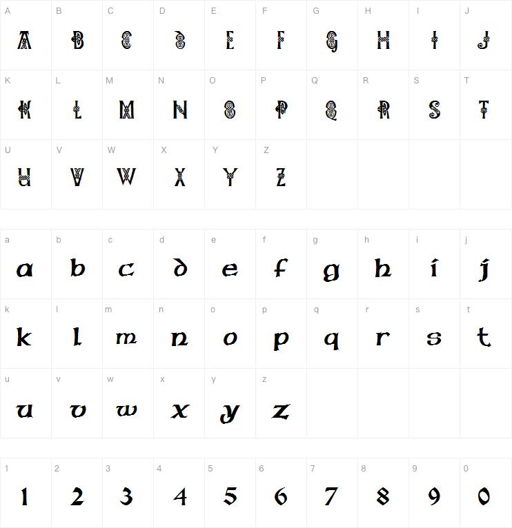 Pauls Celtic Font 1字体