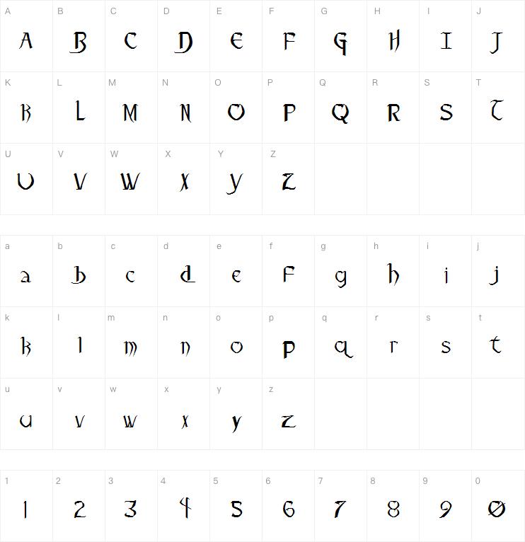 Pauls Heartless字体