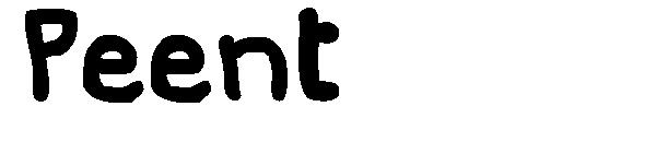 Peent字体