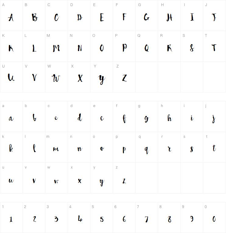 Pennellino字体