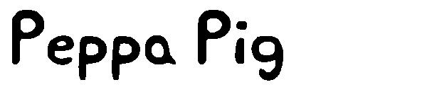 Peppa Pig字体