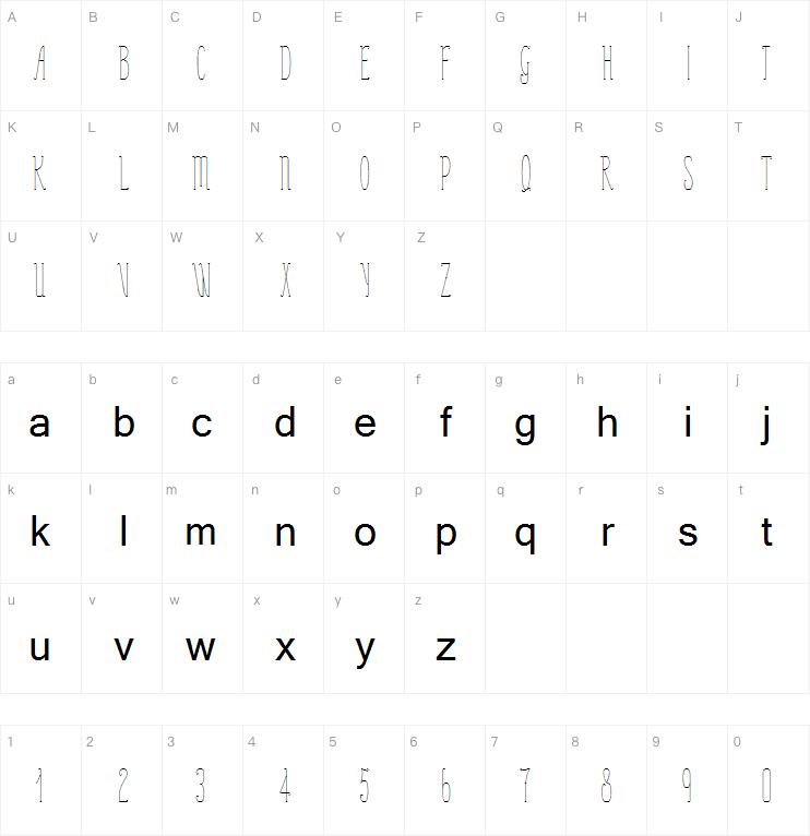 Perle De Rosee字体