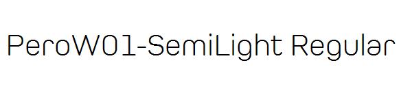 PeroW01-SemiLight Regular