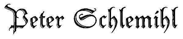 Peter Schlemihl字体