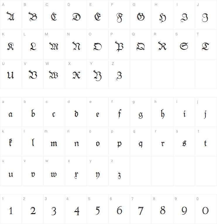 Peter Schlemihl字体