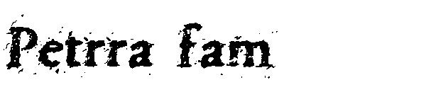 Petrra fam字体