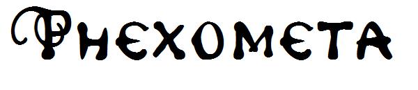 Phexometa字体