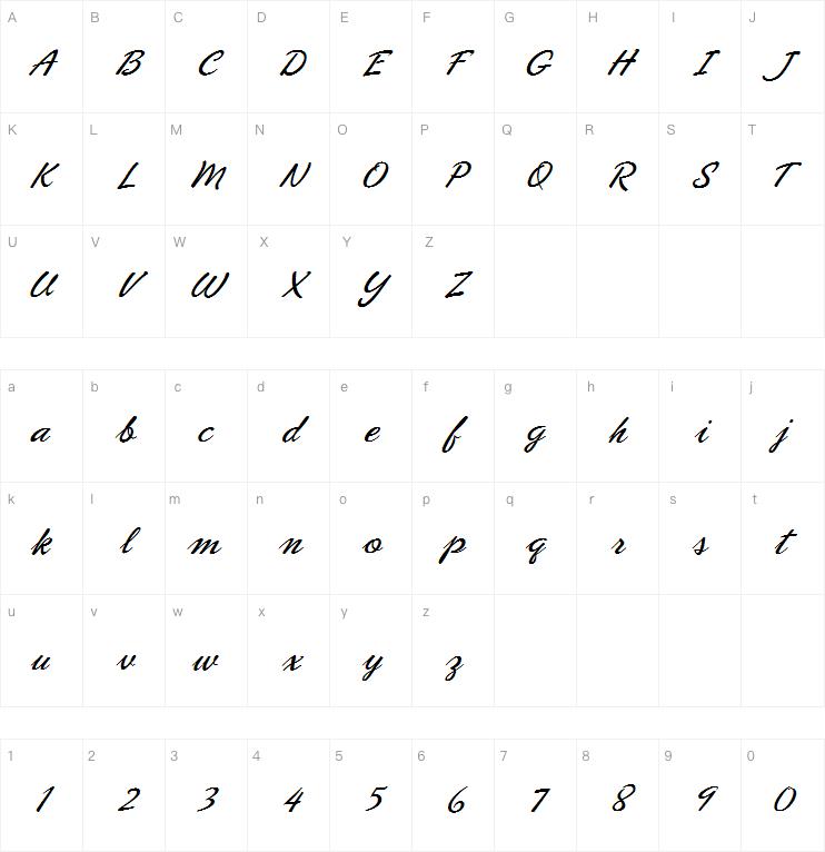 Phoenix Script FLF字体