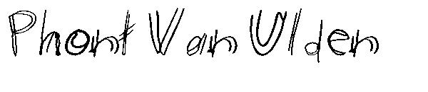 Phont Van Ulden字体