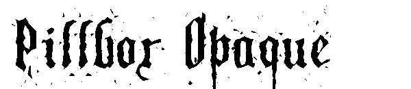 Pillbox Opaque
