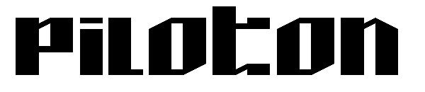 Piloton字体