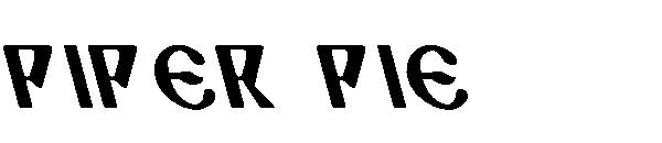 Piper Pie字体